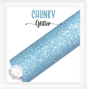 ∙ CHUNKY GLITTER ∙ Sky Blue Frosted Sprinkle ∙ 1.2mm