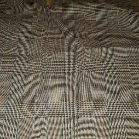 - gerard darel  brown plaid lined A line ski…