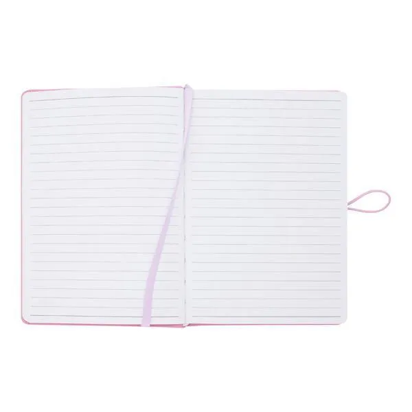 ■ Premto - A5 192 Page Hardcover Pu Notebook With Elastic - Wild Orchid
