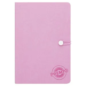 ■ Premto - A5 192 Page Hardcover Pu Notebook With Elastic - Wild Orchid