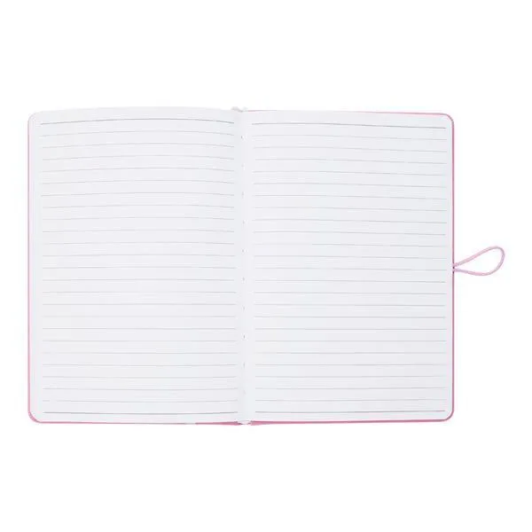 ■ Premto - A5 192 Page Hardcover Pu Notebook With Elastic - Wild Orchid