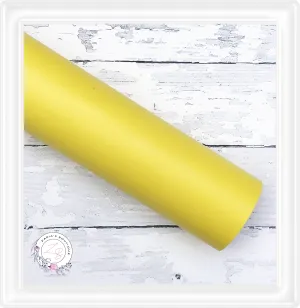 ⋅ Sunshine Yellow⋅ Smooth Vegan Faux Leather ⋅ 0.80mm