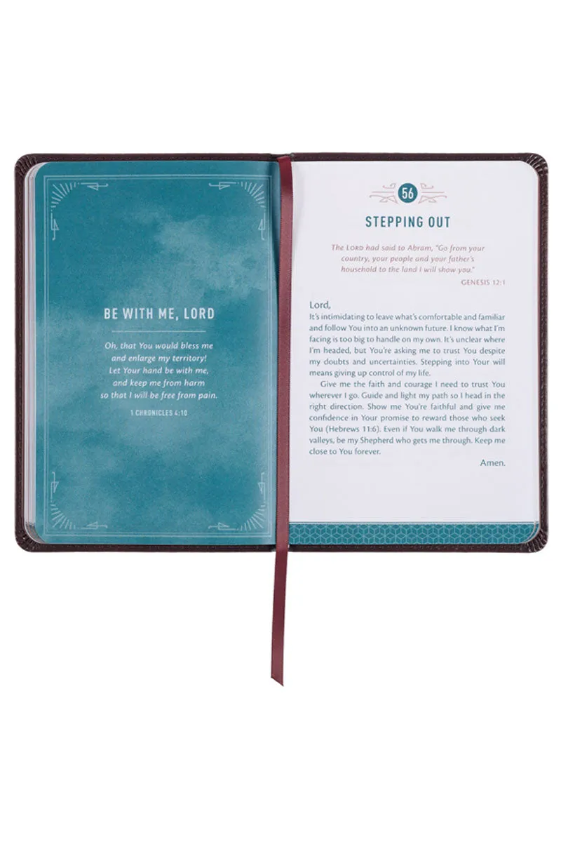 101 Prayers For Men LuxLeather Book