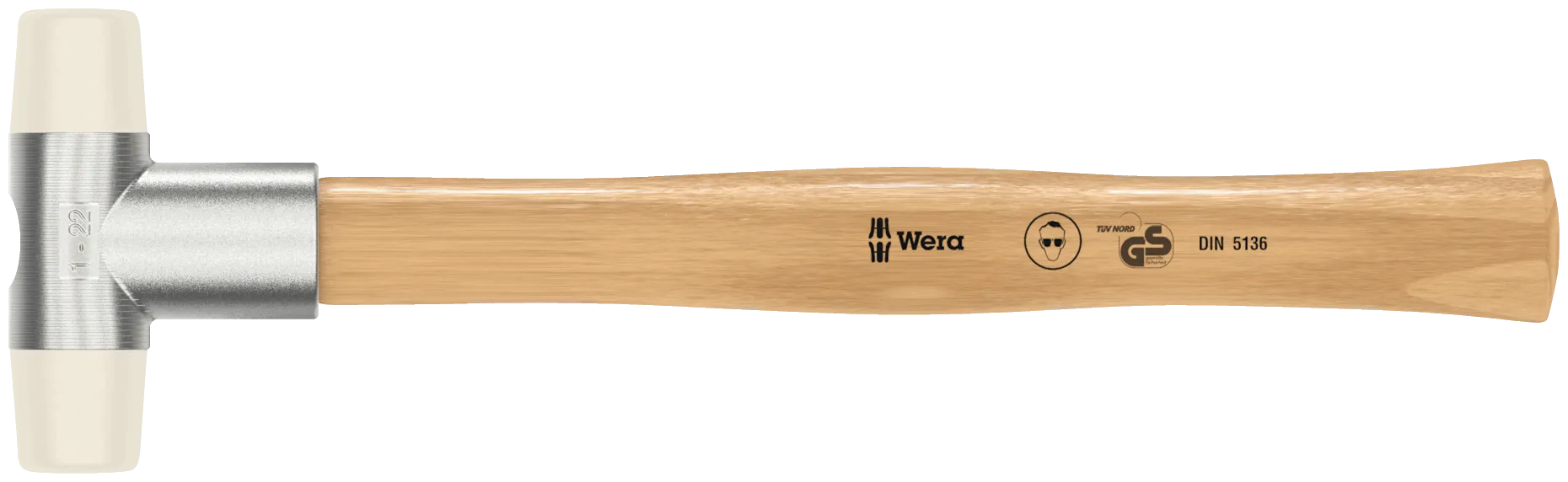 101 Soft-faced hammer with nylon head sections