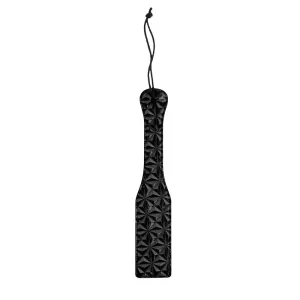 12 Inch Shots Black Leather Thick Luxury Bdsm Bondage Paddle