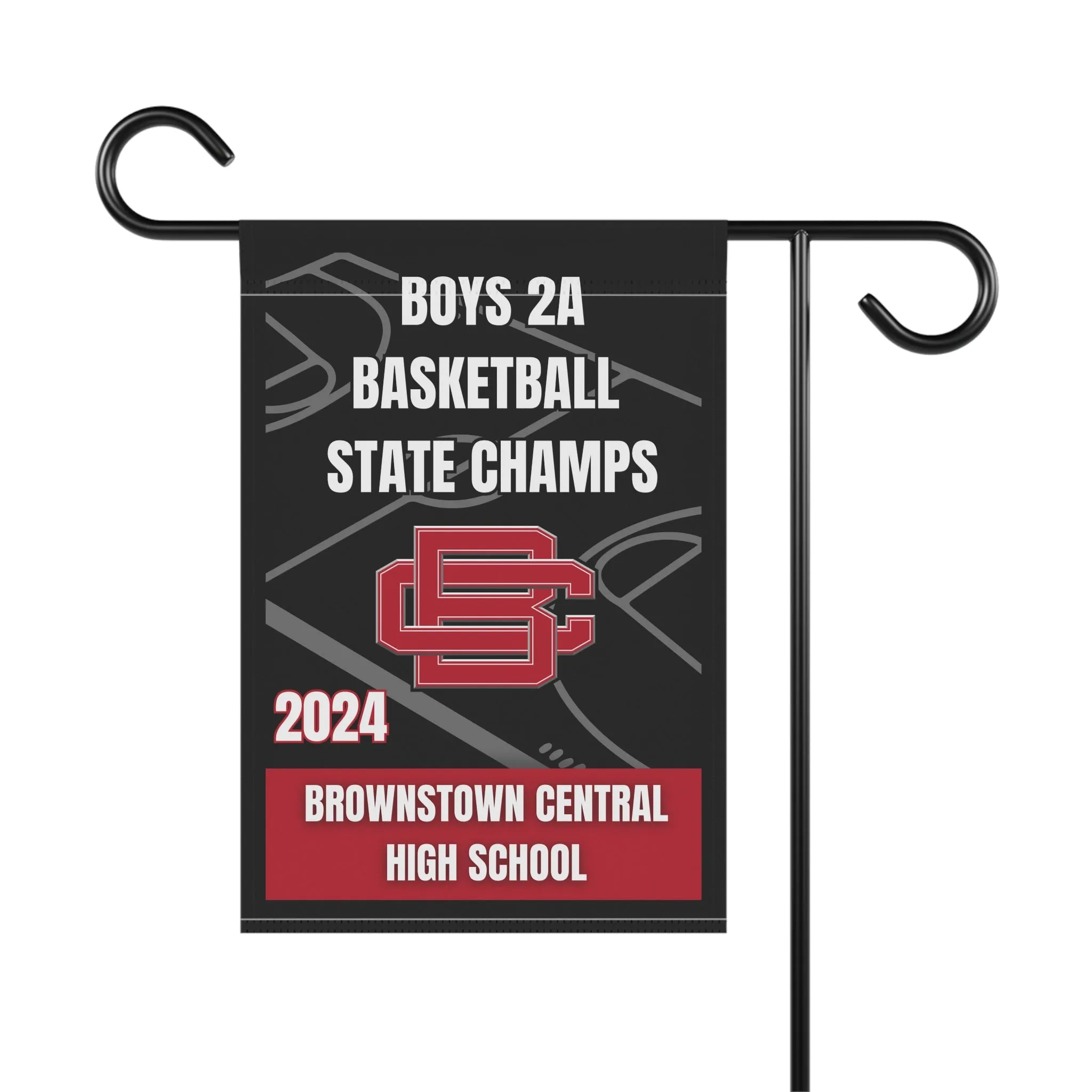 2024 Brownstown State Champs Garden Flag Garden Banner