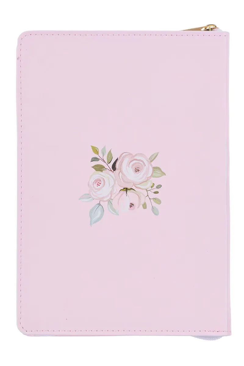 2025 Trust in the Lord Blush Pink LuxLeather Zippered Executive Planner
