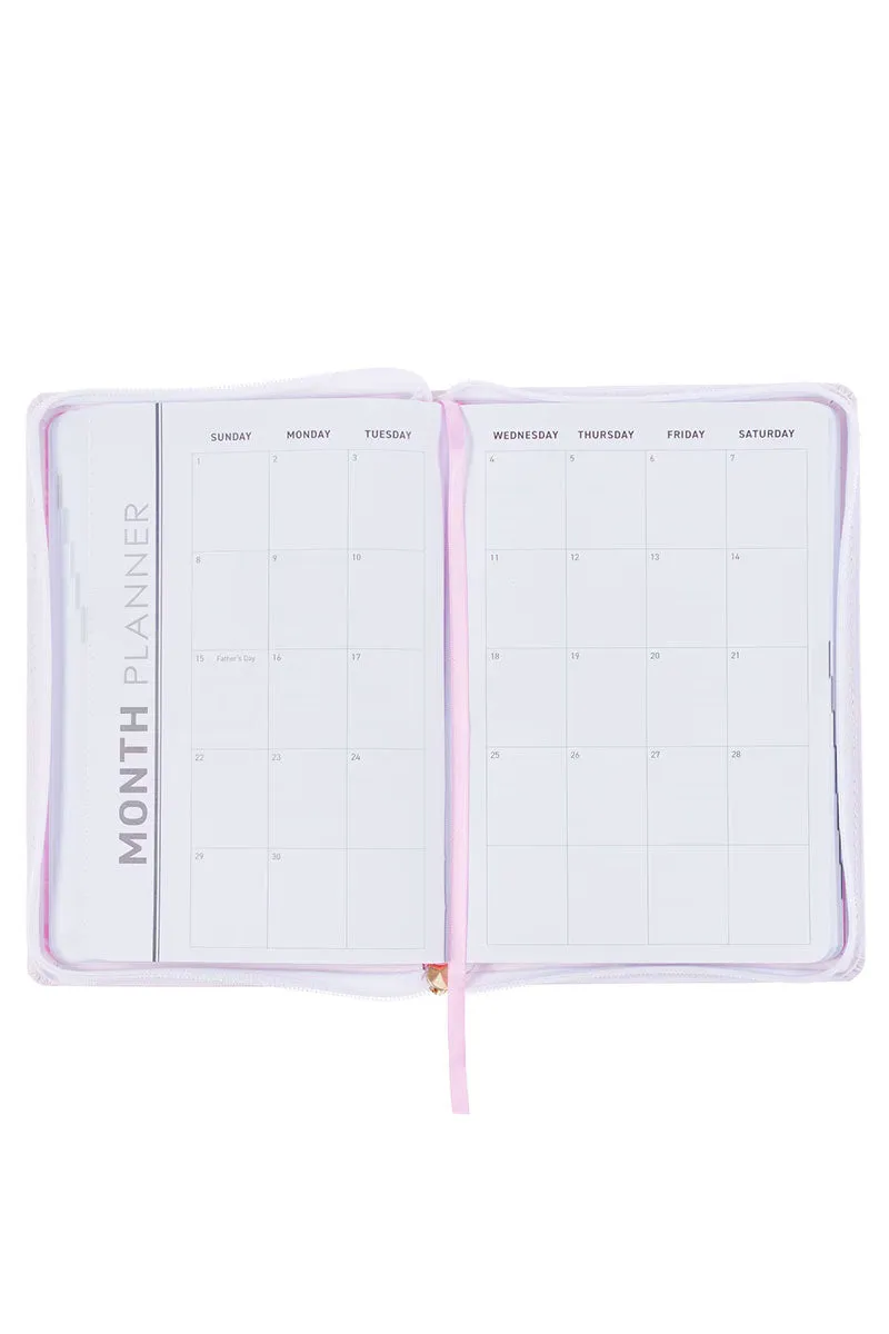 2025 Trust in the Lord Blush Pink LuxLeather Zippered Executive Planner