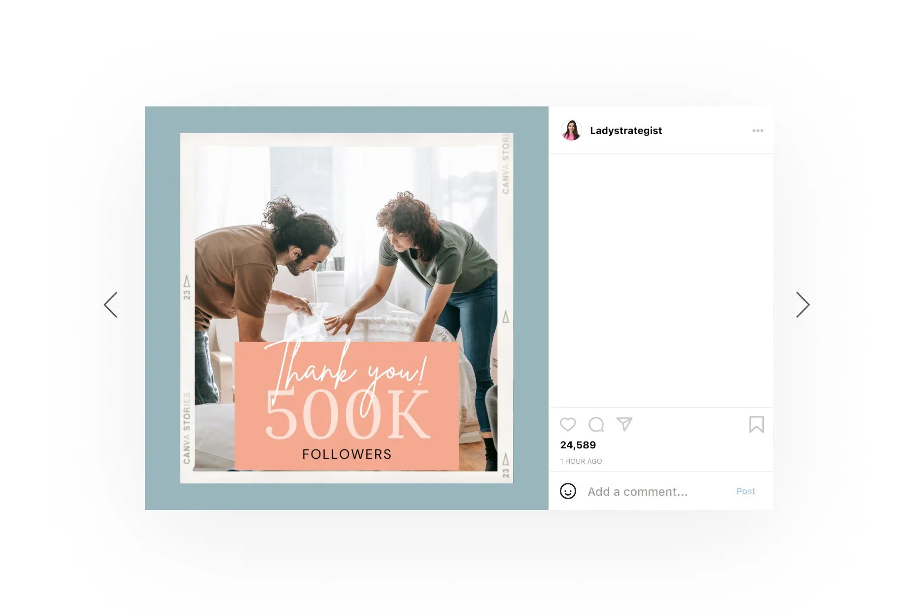 30 Home Organization Instagram Post Canva Templates