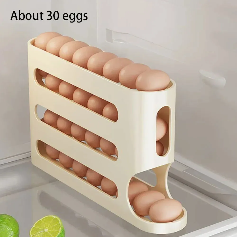 4 Layers Automatic Rolling Egg Rack