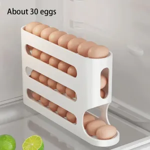 4 Layers Automatic Rolling Egg Rack
