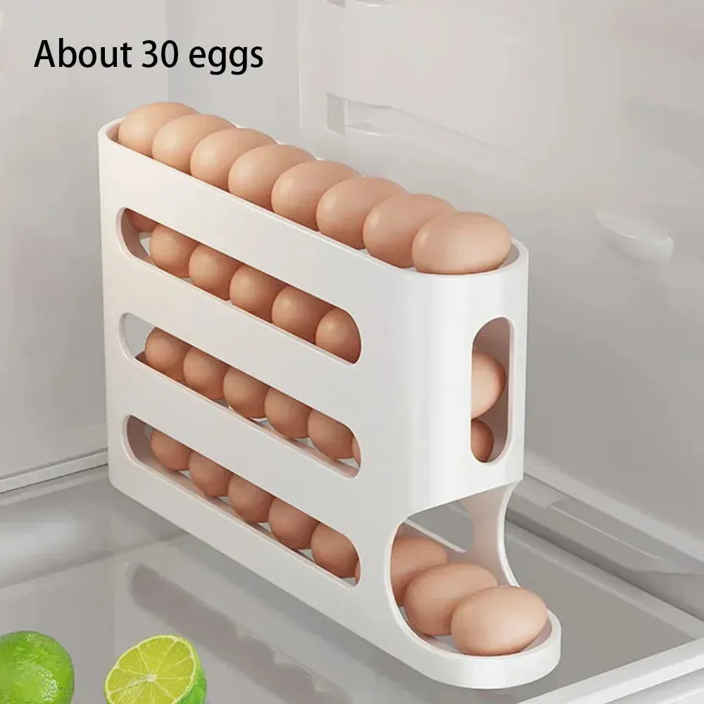 4 Layers Automatic Rolling Egg Rack