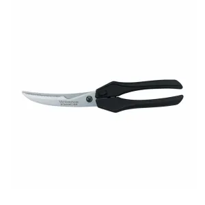 7.6343 Poultry Shears Stainless Black Nylon Handle