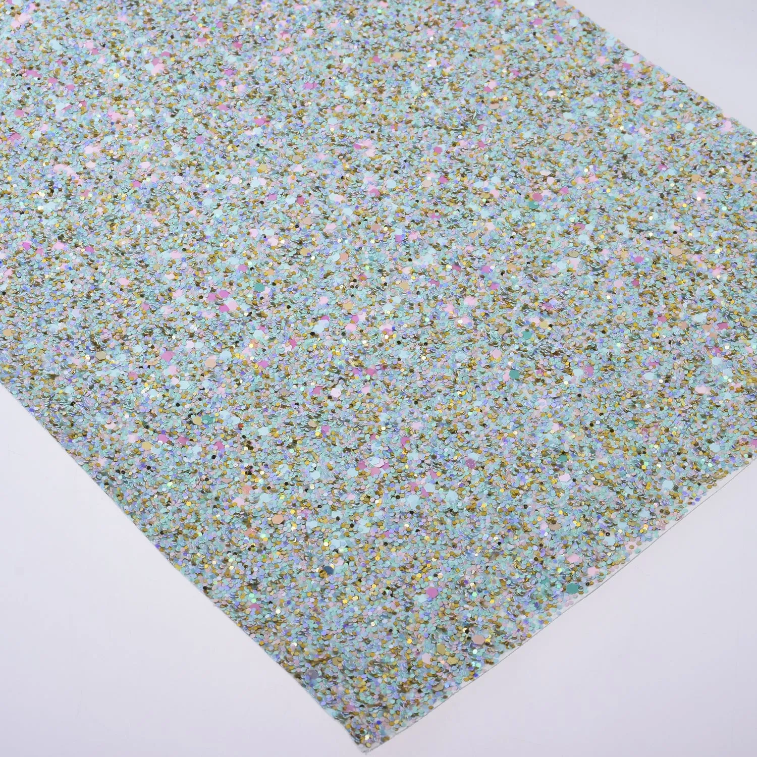 8*12" Special Glitter Faux vegan fake Leather sheets Glitter PU fabric Hair Bow Material 1pcs 102634