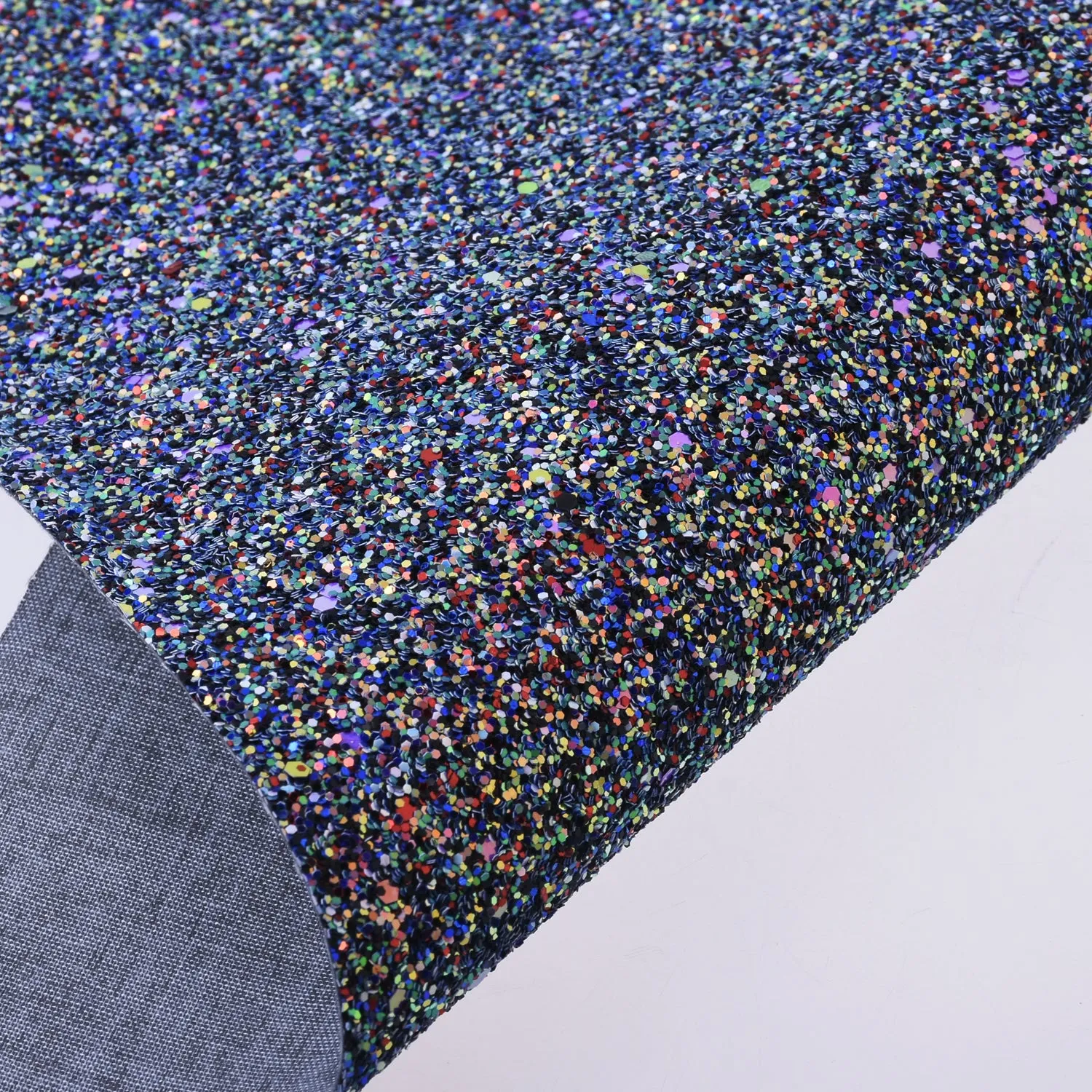 8*12" Special Glitter Faux vegan fake Leather sheets Glitter PU fabric Hair Bow Material 1pcs 102634
