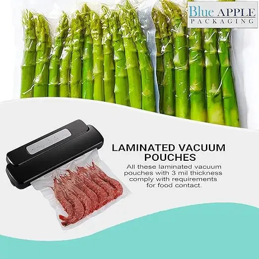 8X10 inches Vacuum Seal Bags for Food Packaging 3 Mil Co-Extruded