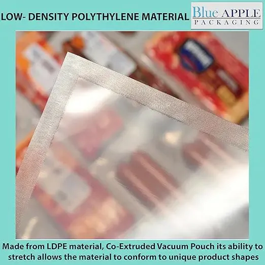 8X10 inches Vacuum Seal Bags for Food Packaging 3 Mil Co-Extruded