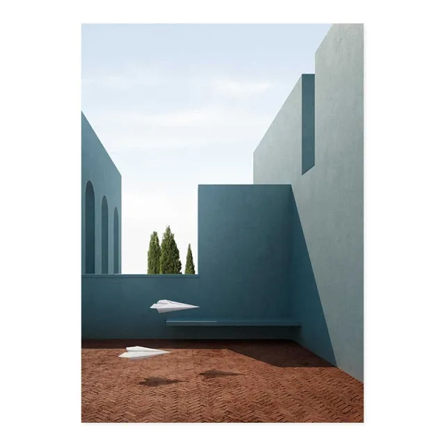 Abstract Still Life Modern Building