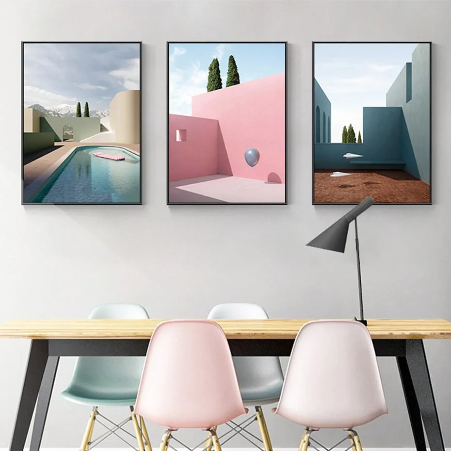 Abstract Still Life Modern Building