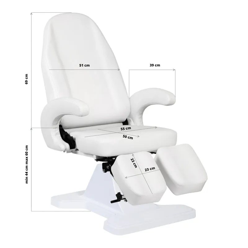 ACTIVESHOP 112 hydraulic podiatry chair white