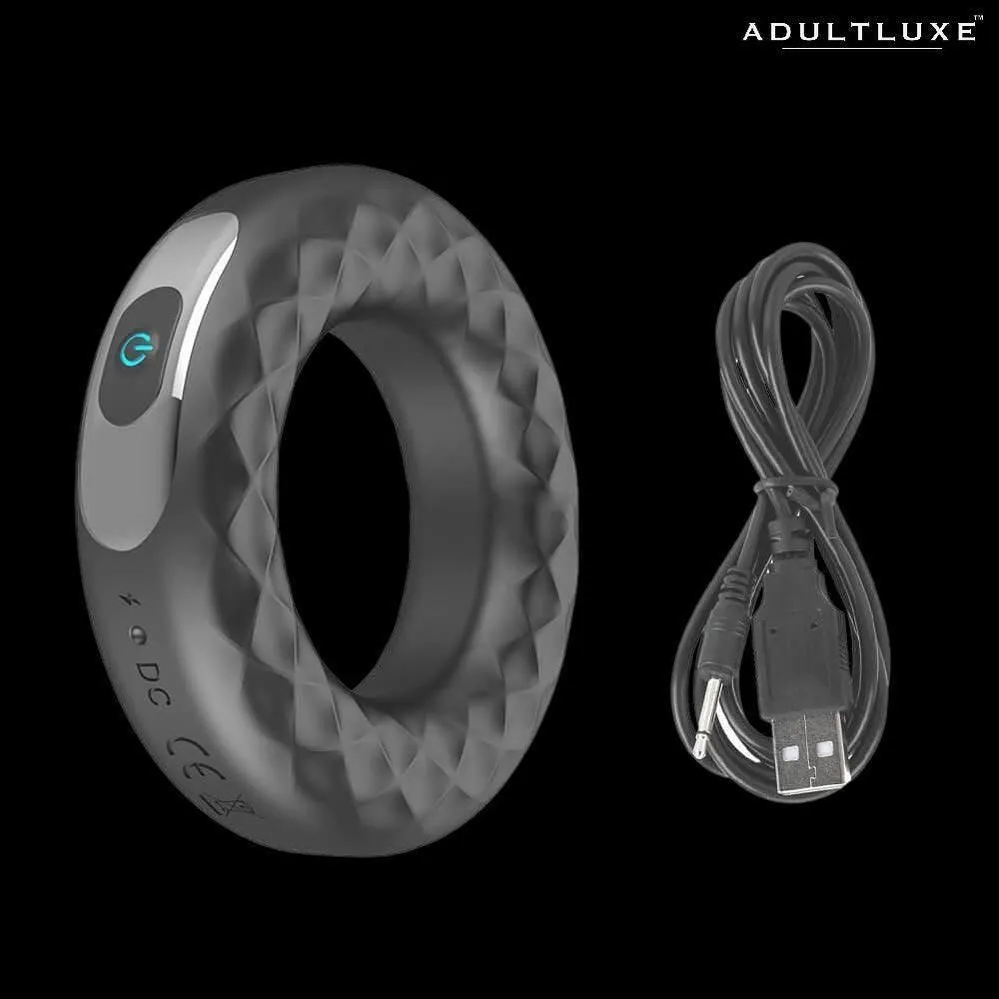 AdultLuxe 10 Mode Ejaculation Delay Rechargeable Vibrating Cock Ring