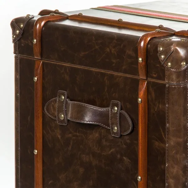 Alfie Brass & Wood Chest of Drawers