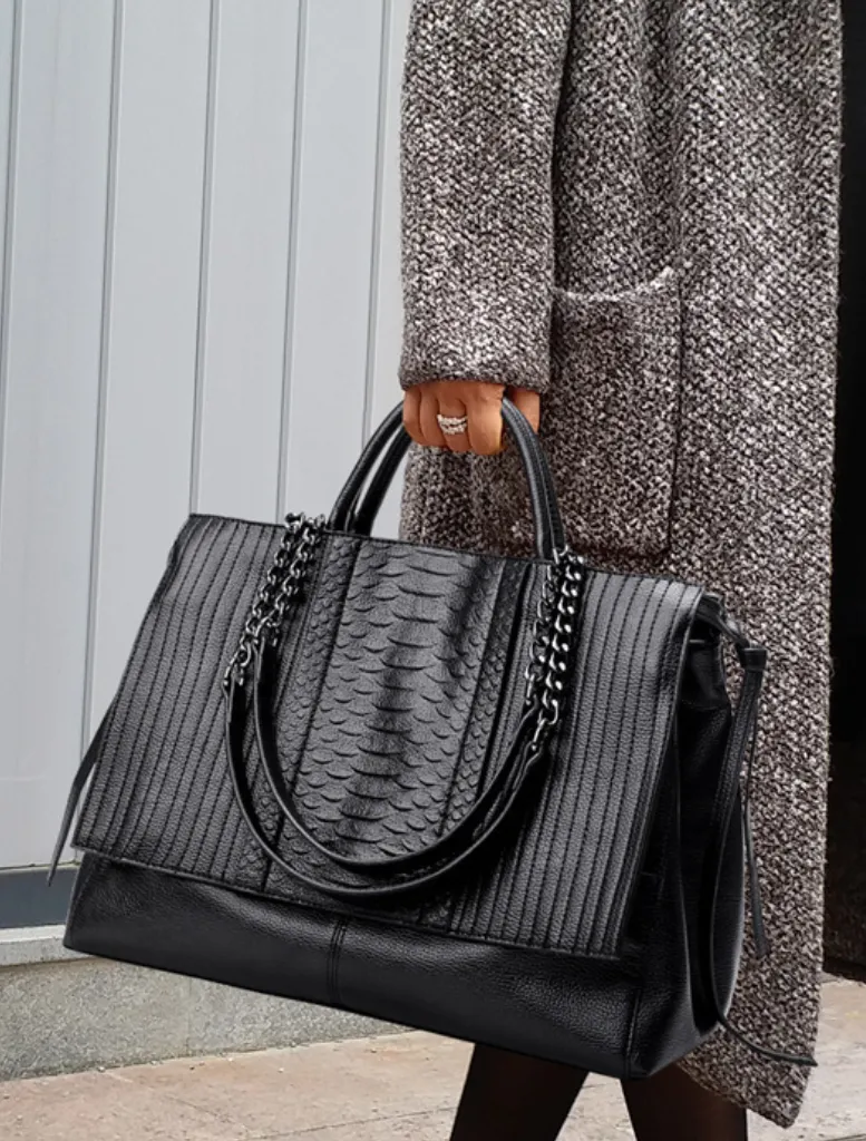 Alise Tote Bag - Black
