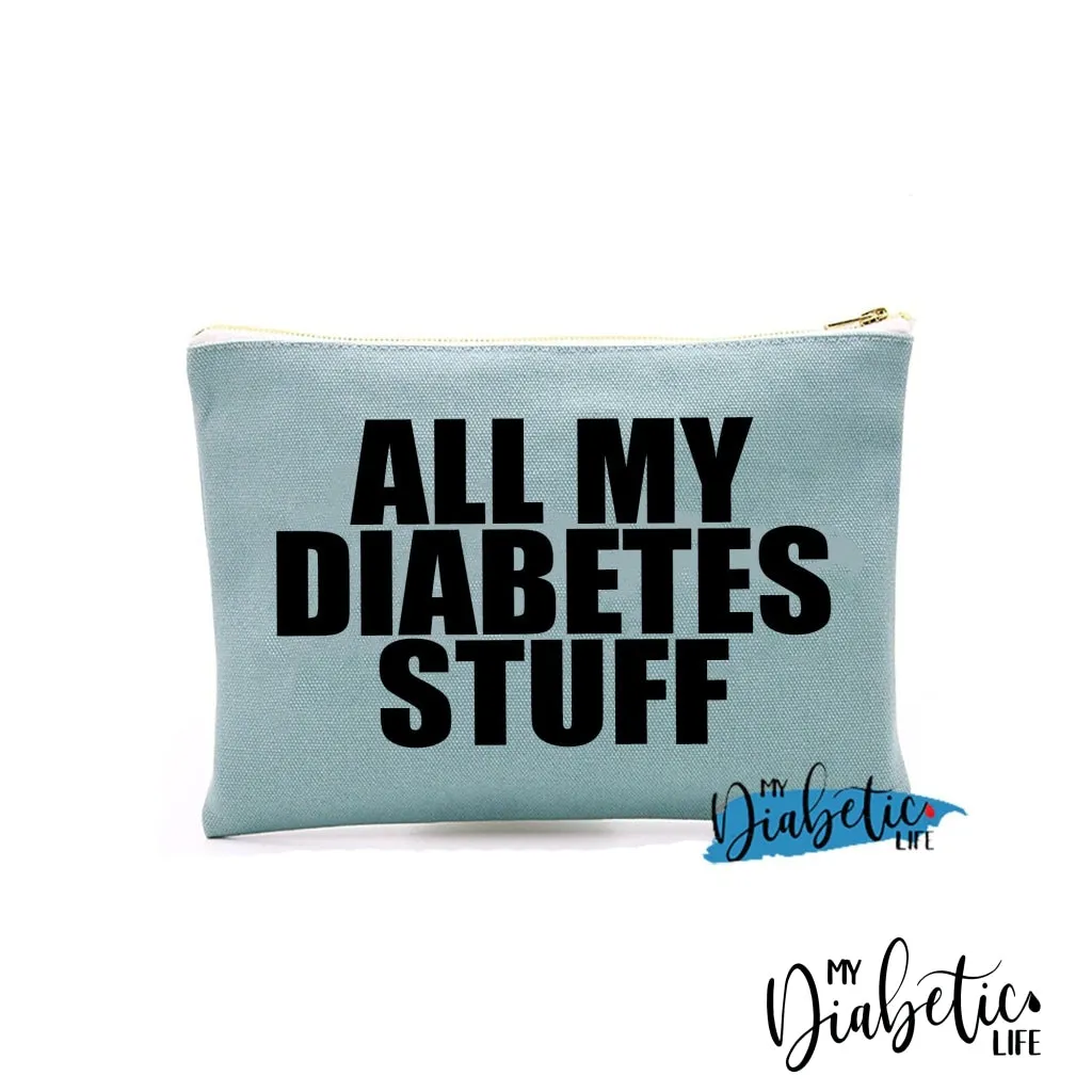 All my diabetes stuff - Carry all diabetic storage bag