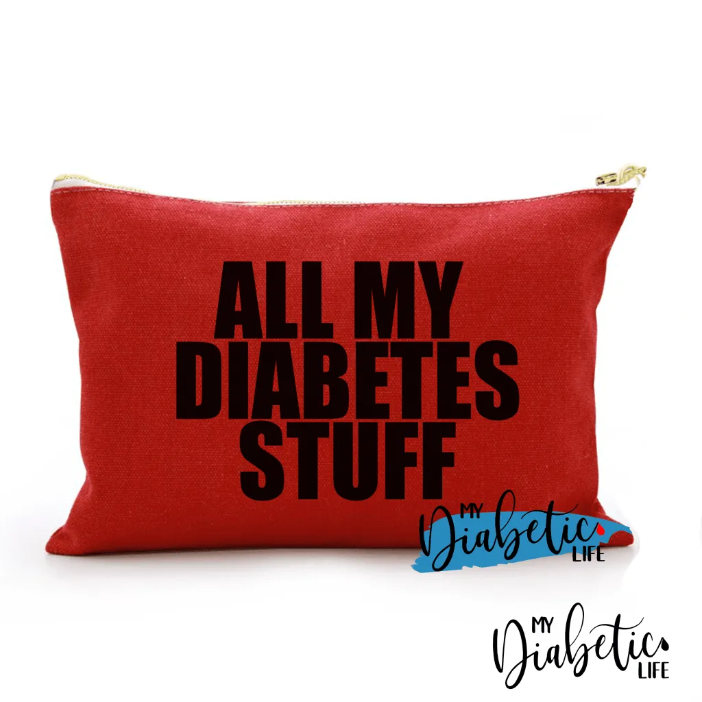 All my diabetes stuff - Carry all diabetic storage bag