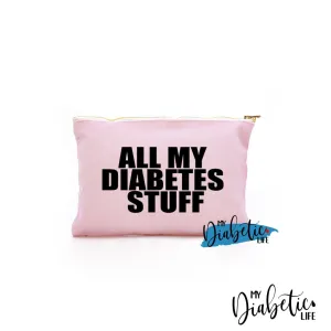All my diabetes stuff - Carry all diabetic storage bag