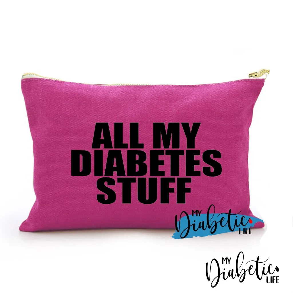 All my diabetes stuff - Carry all diabetic storage bag