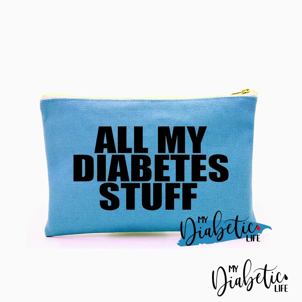 All my diabetes stuff - Carry all diabetic storage bag