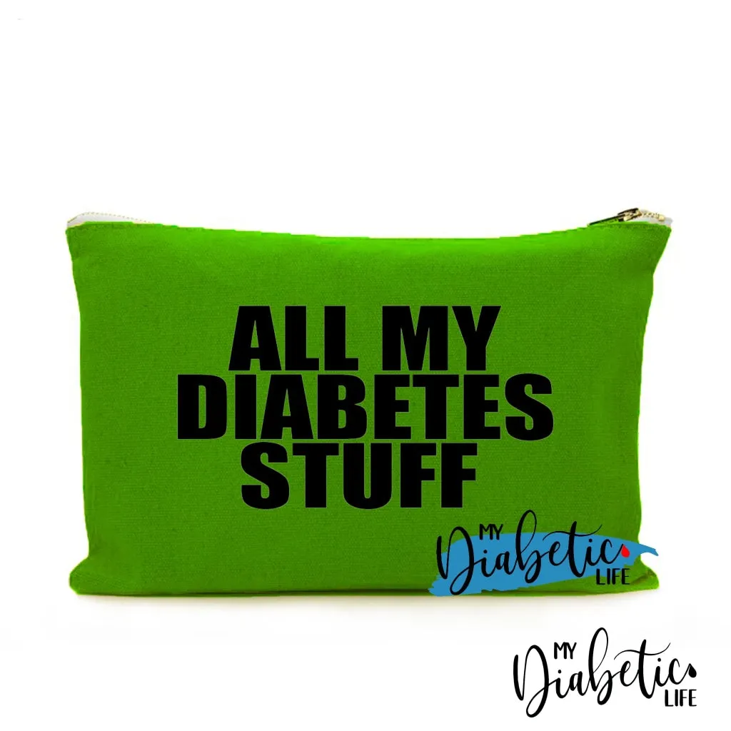 All my diabetes stuff - Carry all diabetic storage bag