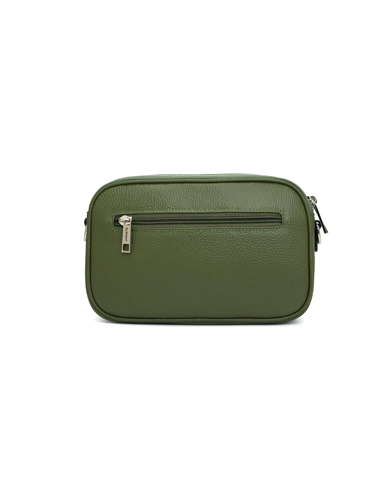 ALLY TRIPLE COMPARTMENT CROSSBODY -E1-0811A-OLIVE- NEW IN