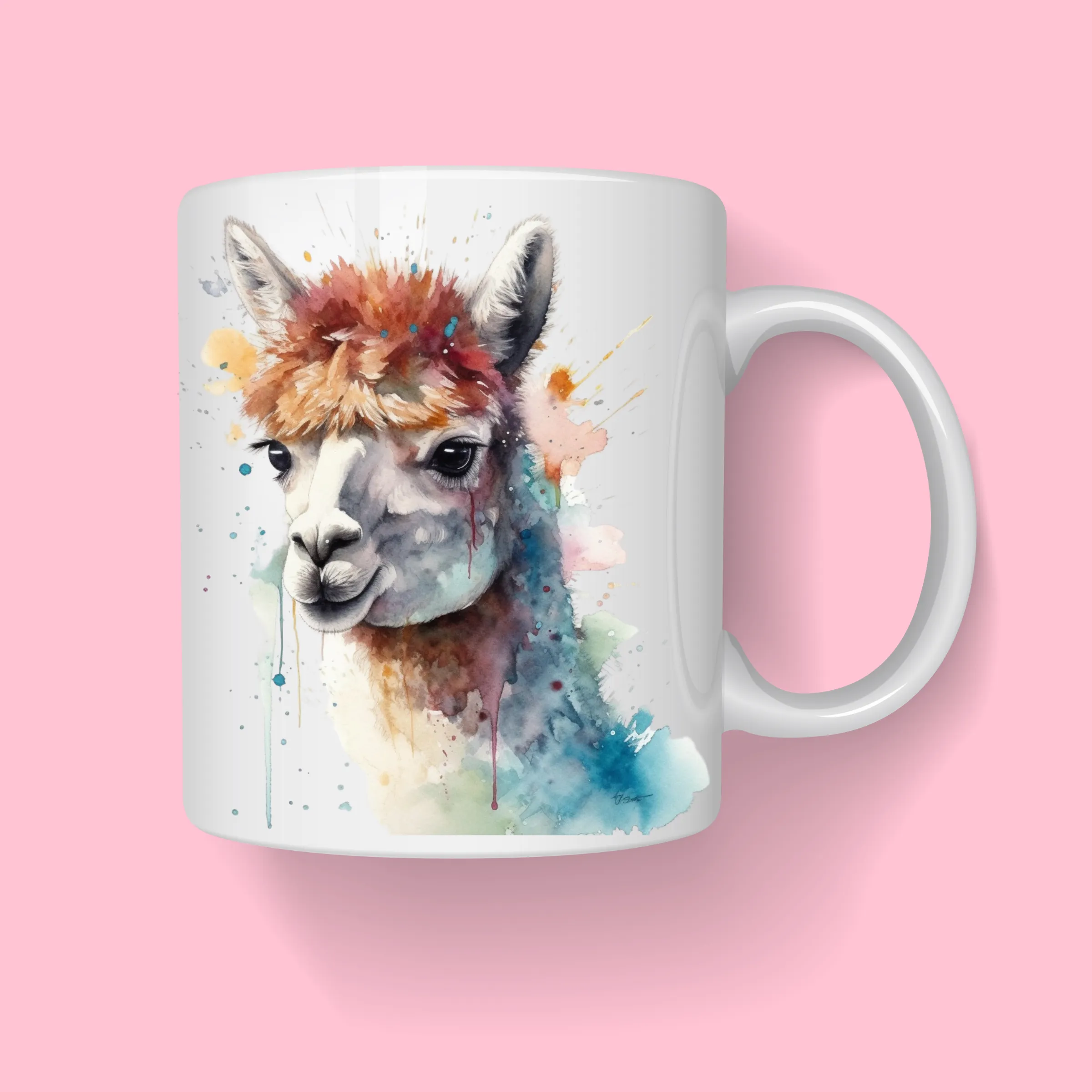 Alpaca Canvas Art Printable Digital Art (36x36) ALP003