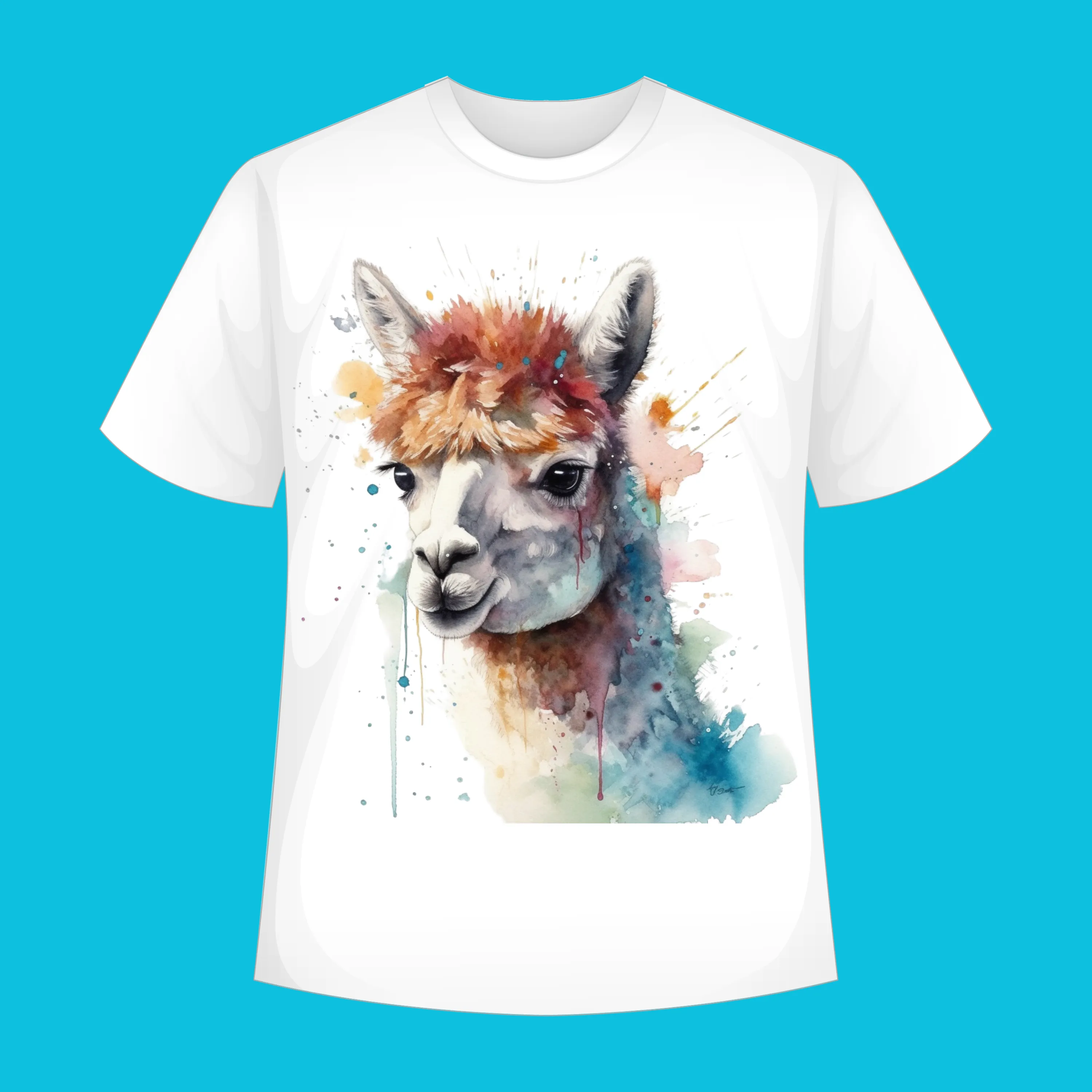 Alpaca Canvas Art Printable Digital Art (36x36) ALP003