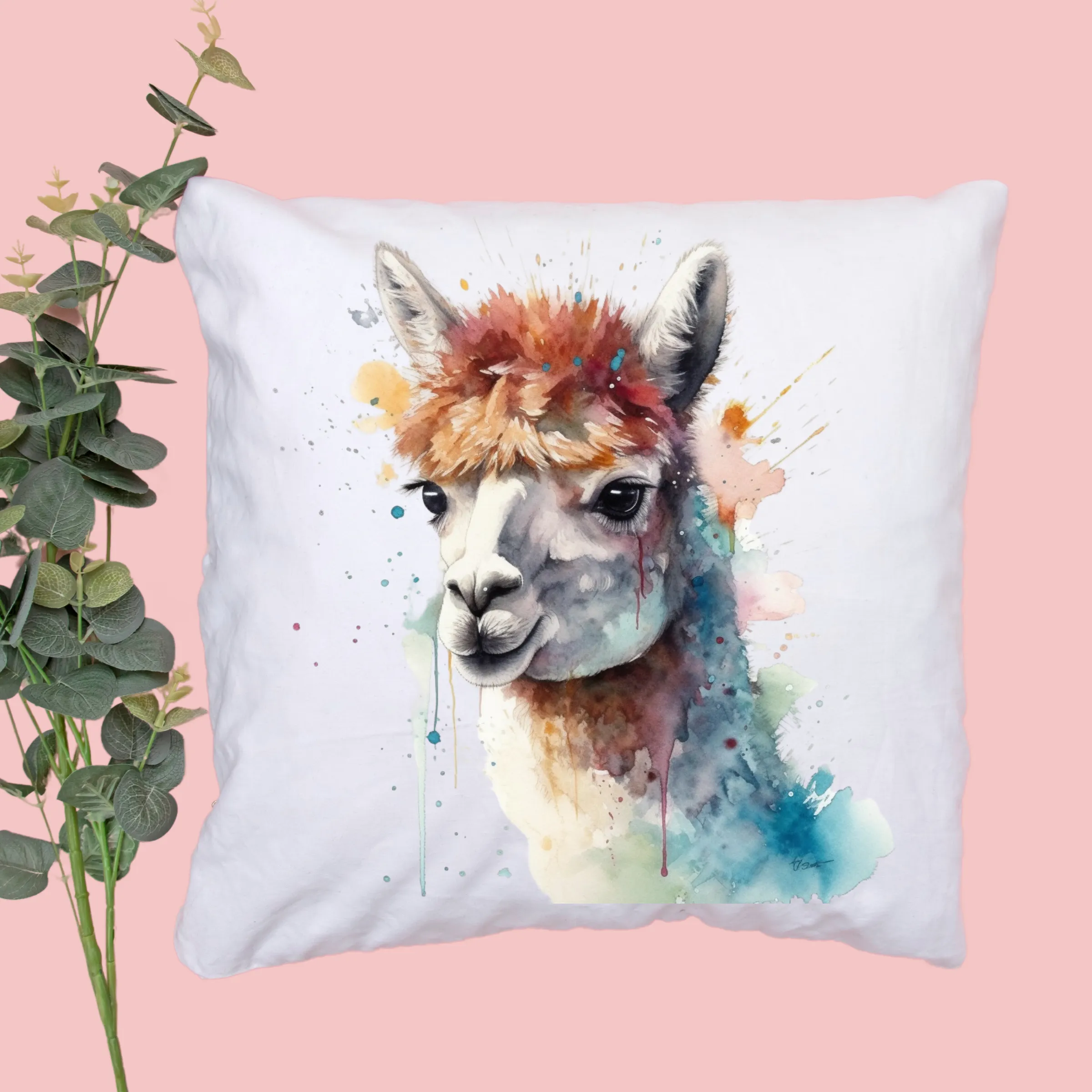 Alpaca Canvas Art Printable Digital Art (36x36) ALP003