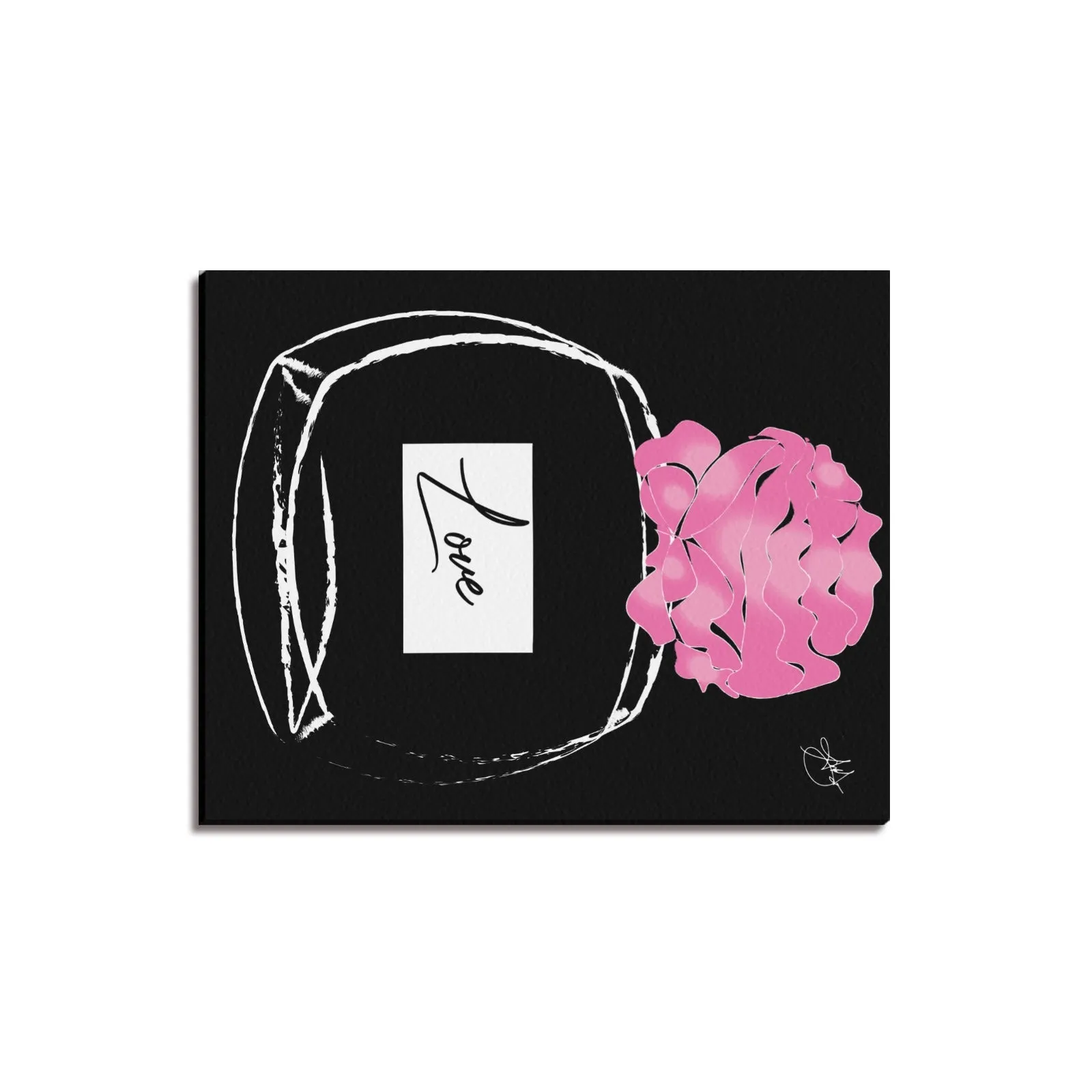 AMMA JO ARTWORK LOVE ART Office PRINT Frame Canvas Print 16"x20"