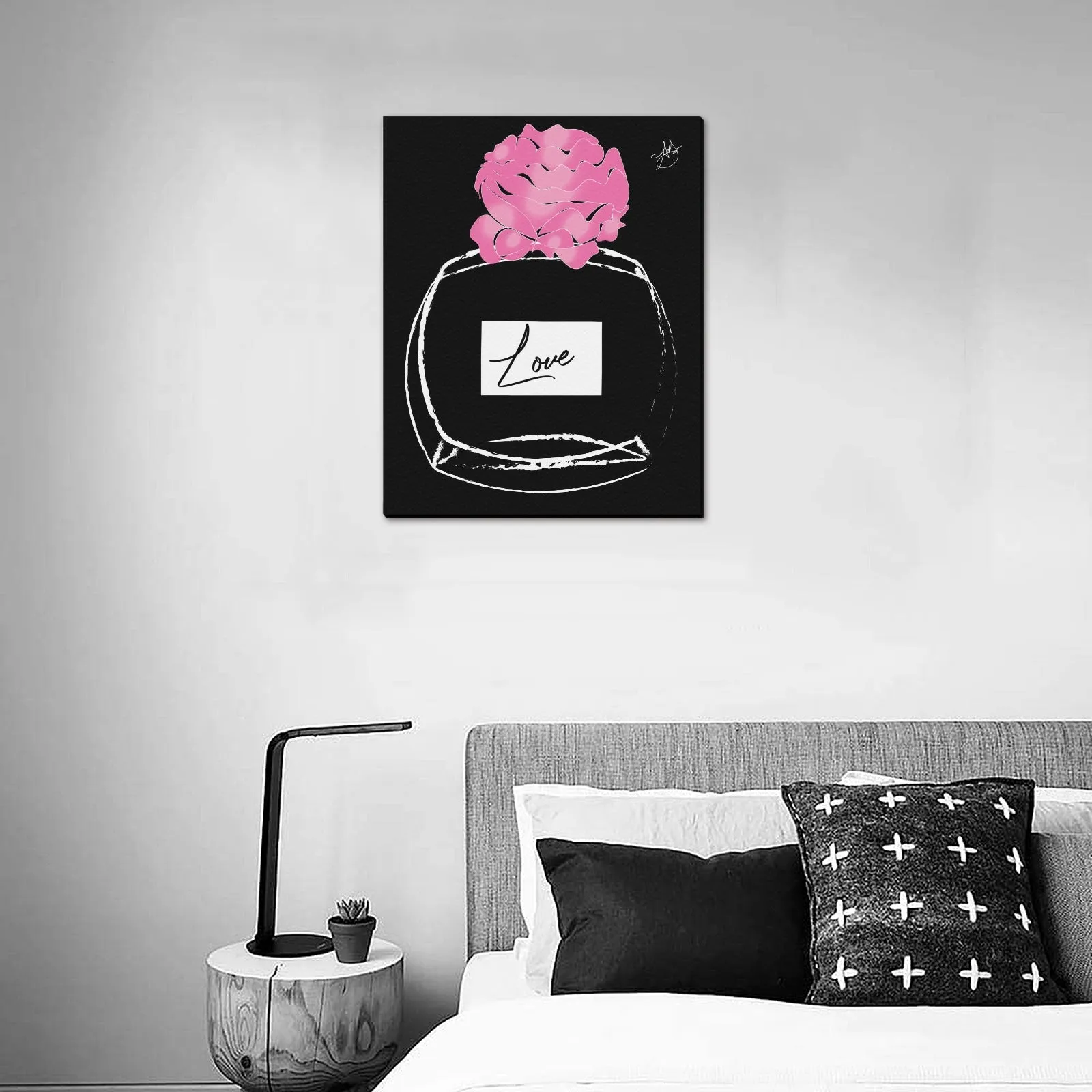 AMMA JO ARTWORK LOVE ART Office PRINT Frame Canvas Print 16"x20"