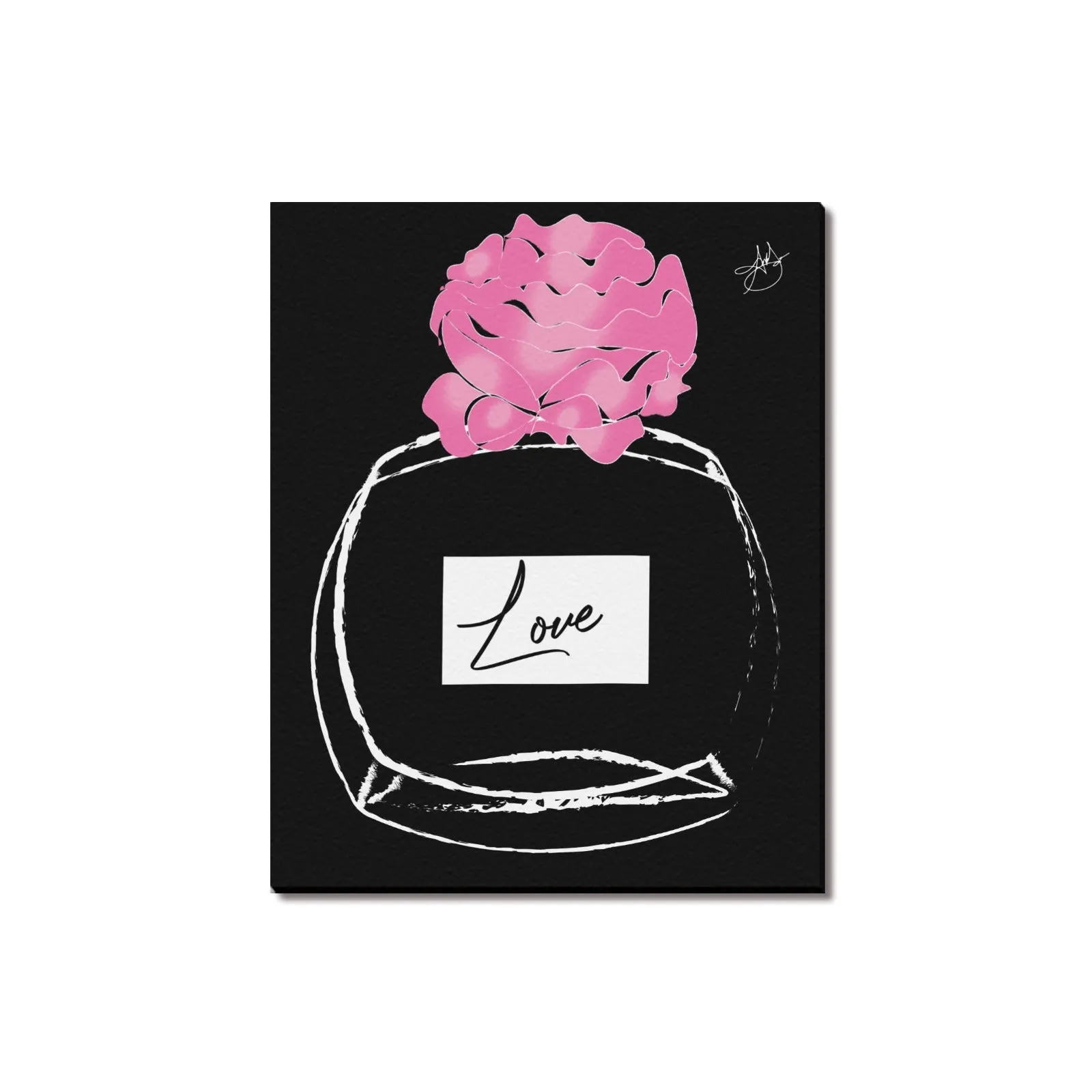 AMMA JO ARTWORK LOVE ART Office PRINT Frame Canvas Print 16"x20"
