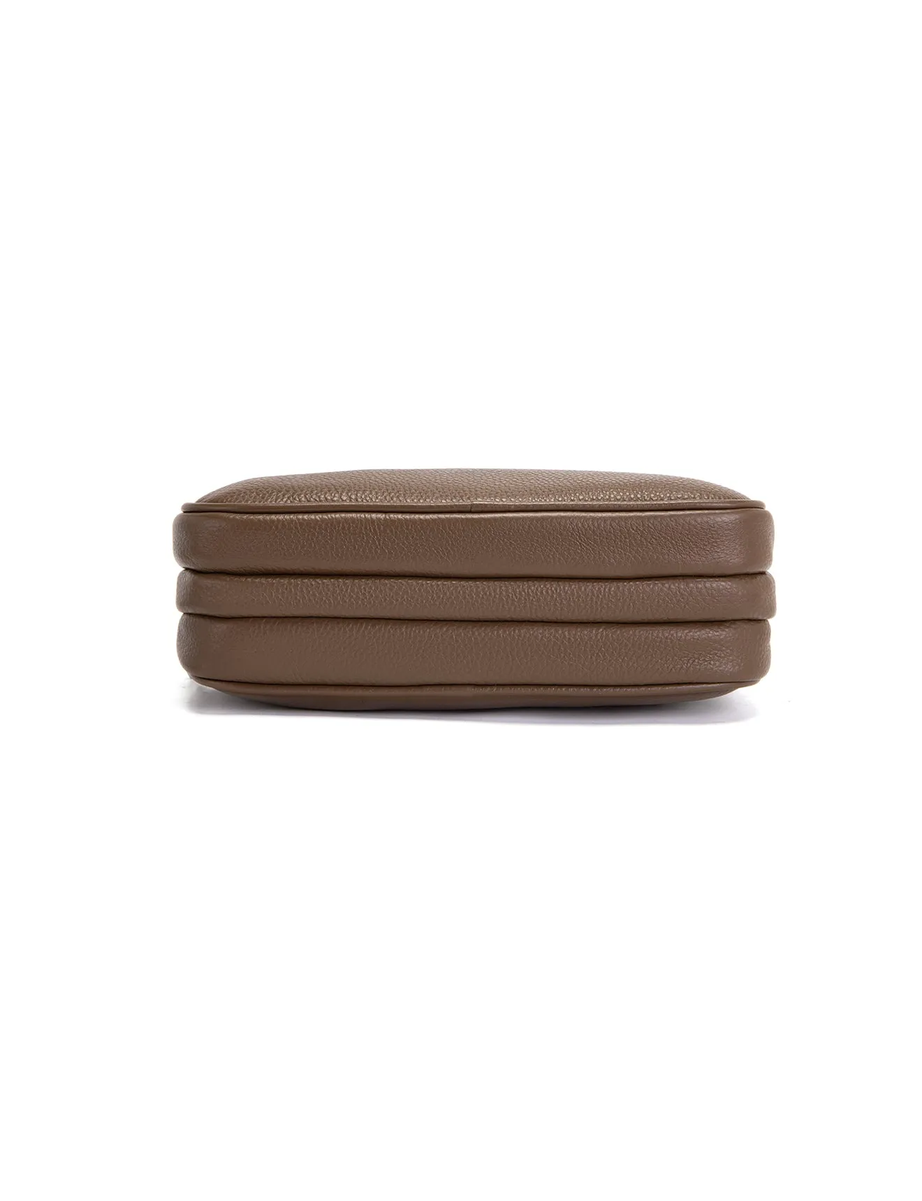 ANNA TRIPLE COMPARTMENT CROSSBODY -E1-0811B-CINNAMON