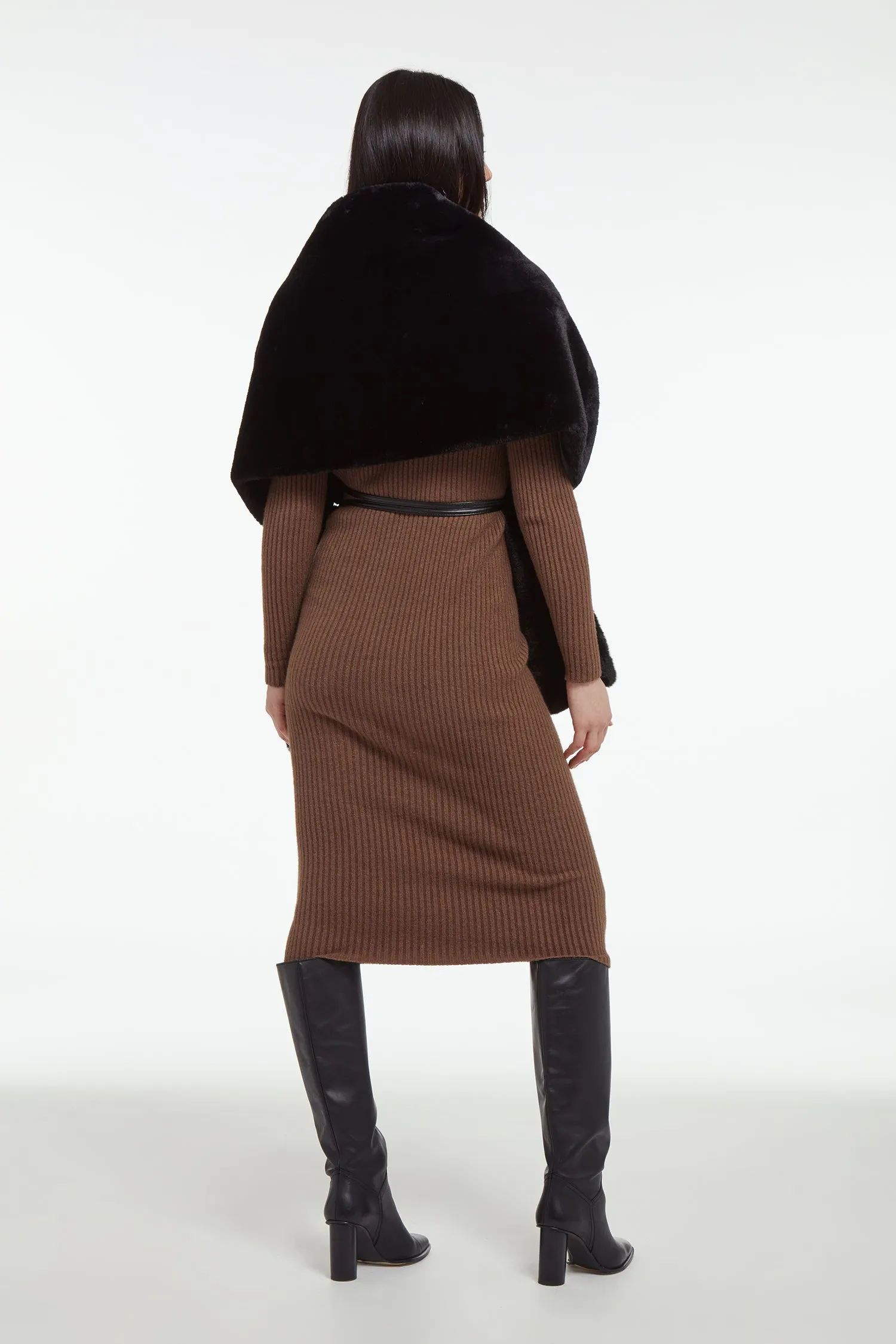 Aretha Wrap in Noir