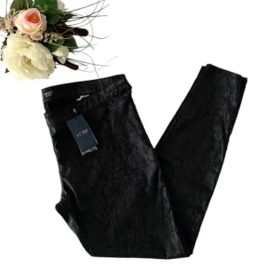 Armani Jeans Faux Leather Crackle Snakeskin