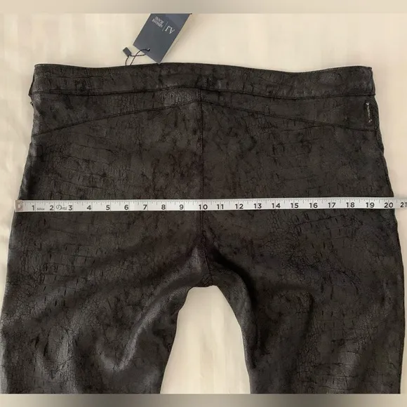 Armani Jeans Faux Leather Crackle Snakeskin