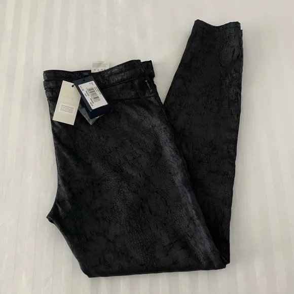 Armani Jeans Faux Leather Crackle Snakeskin