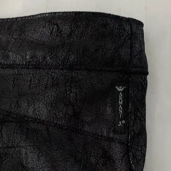 Armani Jeans Faux Leather Crackle Snakeskin
