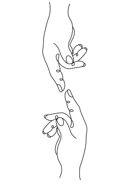 Art Figure Line Drawing Wall Art