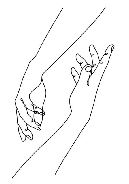 Art Figure Line Drawing Wall Art