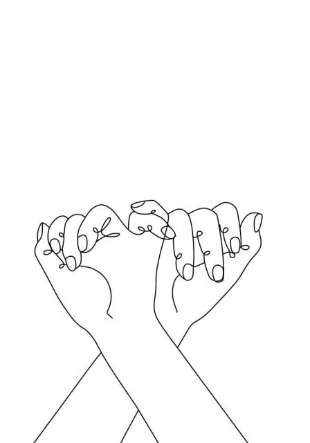 Art Figure Line Drawing Wall Art