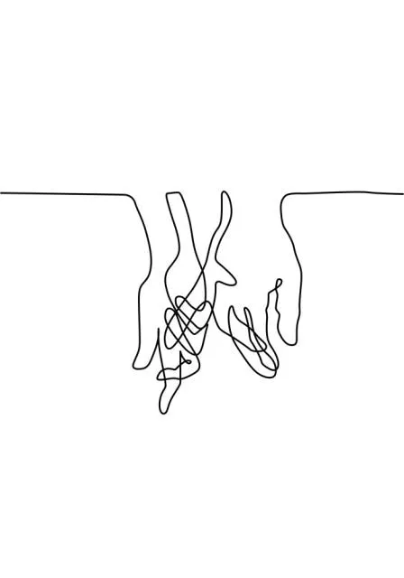 Art Figure Line Drawing Wall Art